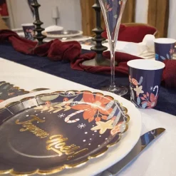 8 Assiettes Carton Joyeux No L