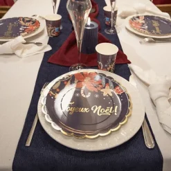 8 Assiettes Carton Joyeux No L