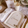 8 Assiettes En Carton Communion Puret Blanc