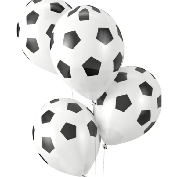 8 Ballons Gonflables Football 30Cm