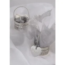 12 Coeur D Co Paillet Argent