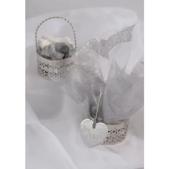 12 Coeur D Co Paillet Argent