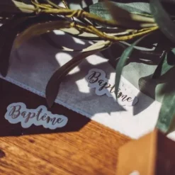 80 Confettis De Table Bapt Me