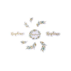 80 Confettis De Table Bapt Me