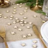 50 Confettis De Table Etoile En Bois Naturel