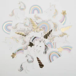100 Confettis Licorne Pastel