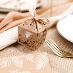 20 Contenants Drag Es Cages Papillons Kraft 5 X 7.5 Cm