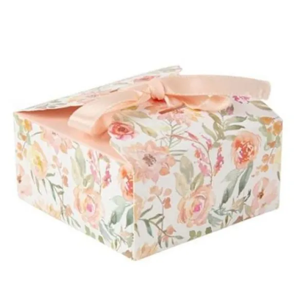 10 Contenants Dragees Dahlia Blanc Pastel