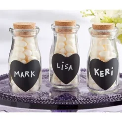 24 Etiquettes Ardoises Adh Sives Coeur