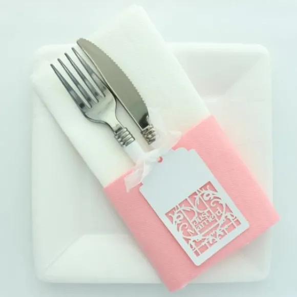 10 Etiquettes Just Married Blanc