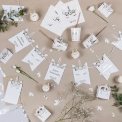 8 Etiquettes Licorne Avec Liens