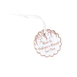 10 Etiquettes Merci De Partager Rose Gold