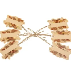 10 Etiquettes Palmier Sable Et Or