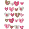 20 Feutrines Forme Coeurs