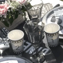 10 Gobelets Anniversaire En Carton F Tes Cin Ma 27 Cl