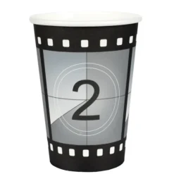 10 Gobelets Anniversaire En Carton F Tes Cin Ma 27 Cl