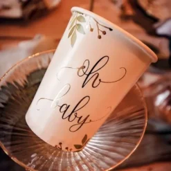 8 Gobelets En Carton Oh Baby