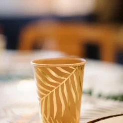 8 Gobelets En Carton Theme Tropichic