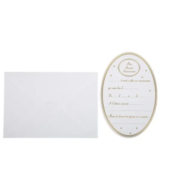 8 Invitations Theme Mon Premier Anniversaire