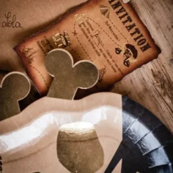 8 Invitations Theme Pirate