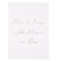 10 Livrets De Messe Bapt Me Pampas Fleurs De Coton