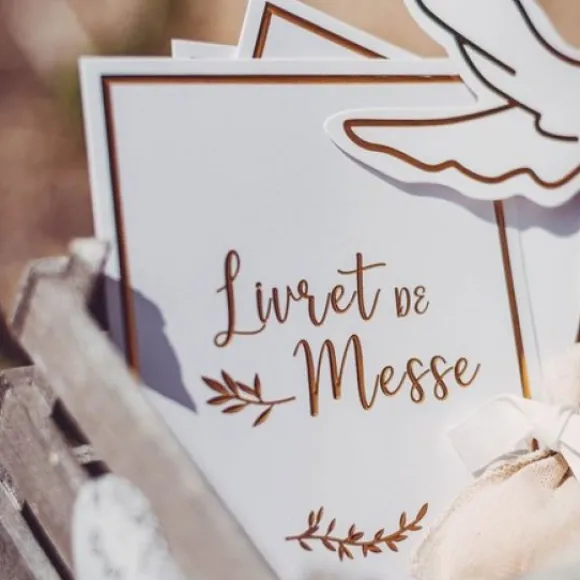 10 Livrets De Messe Mon Bapt Me
