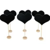 6 Marque Table Ardoise En Forme De Coeur