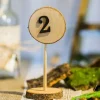 10 Marque Tables Rondins De Bois Avec Chiffre