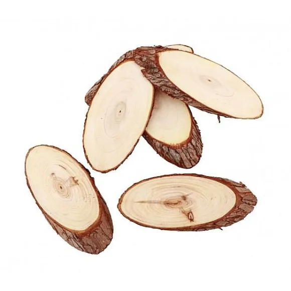 12 Marques Place Rondins De Bois 18Cm