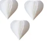 3 Mini Coeurs Alv Ol S Blanc 8Cm A Suspendre