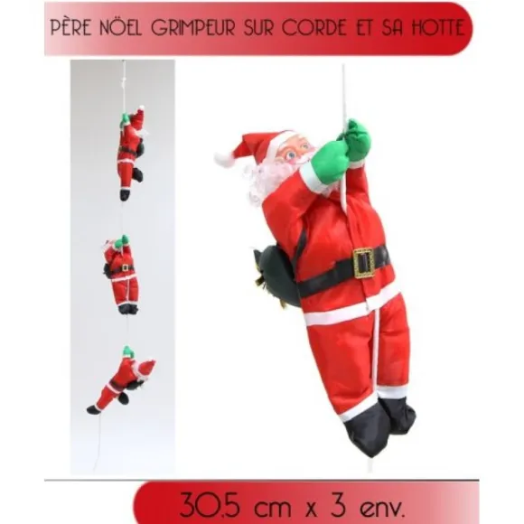3 P Res Noel Sur Corde Avec Hotte