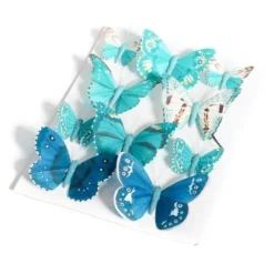 10 Papillons Mariage Degrad S Bleu