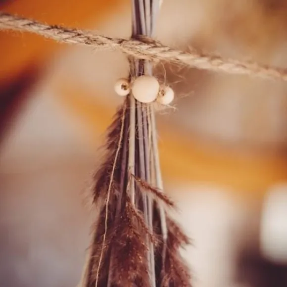 12 Perles En Bois Naturel