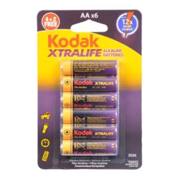 4 Piles Lr06 Kodak Extra Life