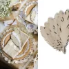 6 Plumes En Bois Naturel Pour D Co De Table Mariage
