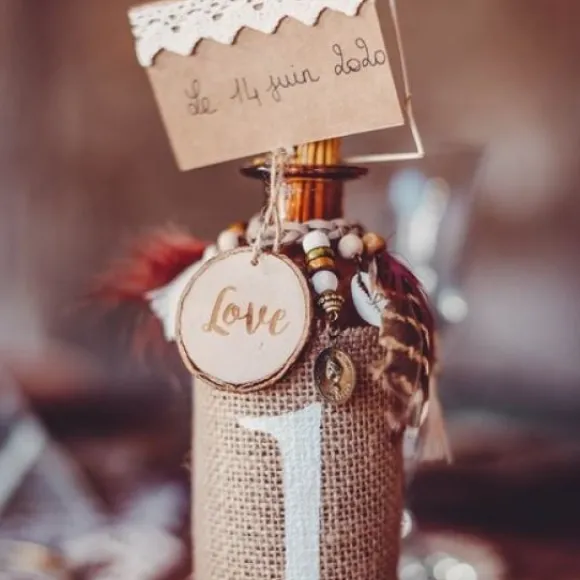 4 Rondins De Bois Marque Place Love