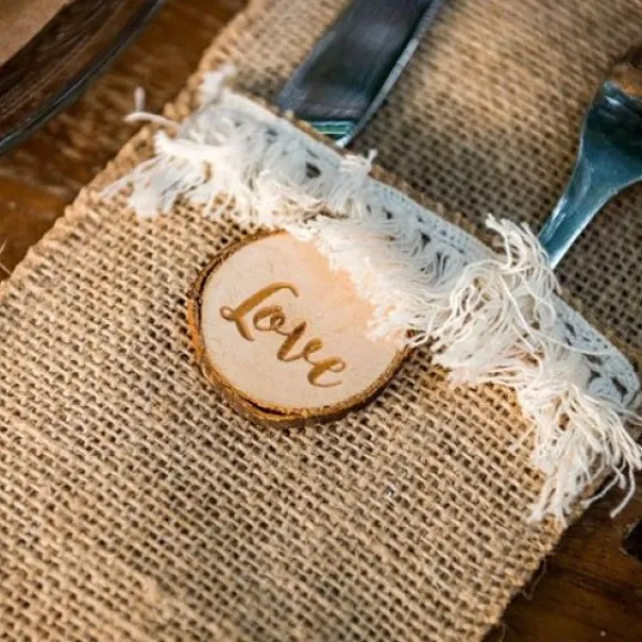 4 Rondins De Bois Marque Place Love