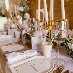 10 Ronds De Serviette Purete Blanc