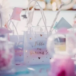 6 Sacs Cadeaux Fille Ou Gar On Gender Reveal
