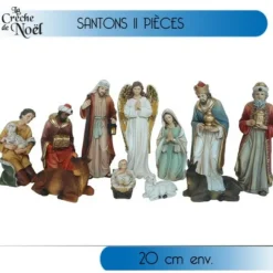 11 Santons De Noel Pas Cher 20Cm