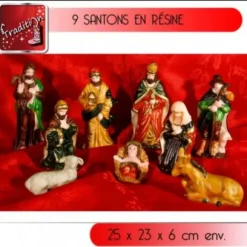 9 Santons En Poly R Sine