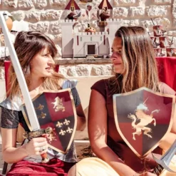 4 Sets De Table Bouclier Chevalier