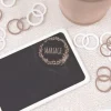 12 Stickers Mariage Rose Gold