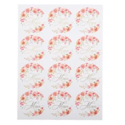 24 Stickers Merci Romantique