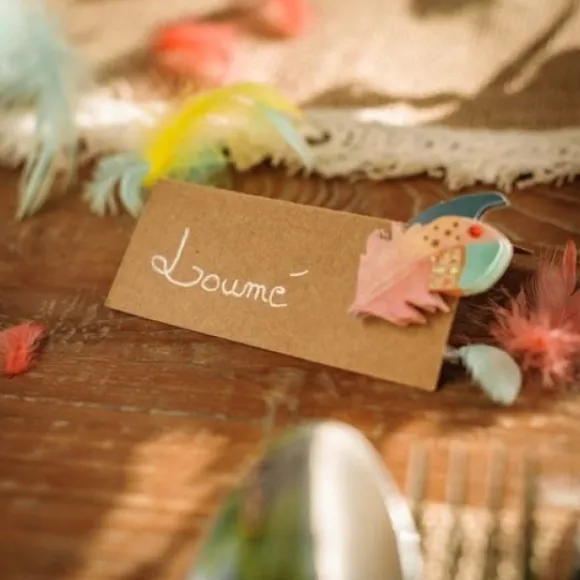 9 Stickers Plumes Gypsy