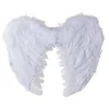 Ailes D'Anges En Plumes Blanc 40 X 32 Cm