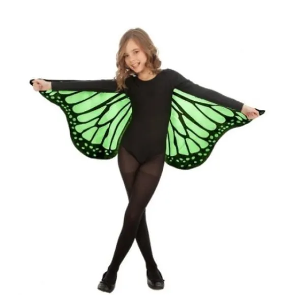 Ailes Papillon Vert Enfant