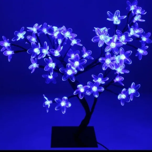 Arbre Lumineux De Noel Extérieur Bleu 48Led