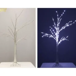 Arbre Lumineux Paillet 144 Led Blanc Froid