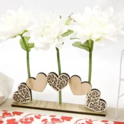 Arche De Coeurs Avec 3 Tubes En Verre